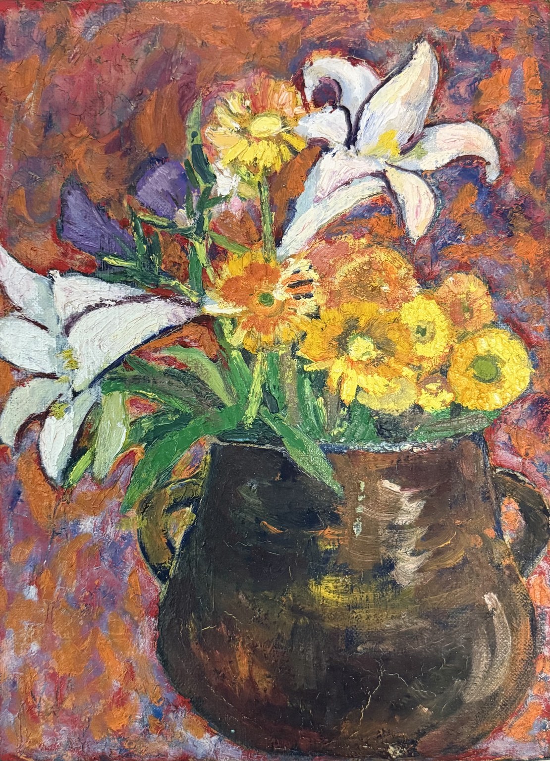 Yoko Nakamura, Lilies Rising from a Burning Garden