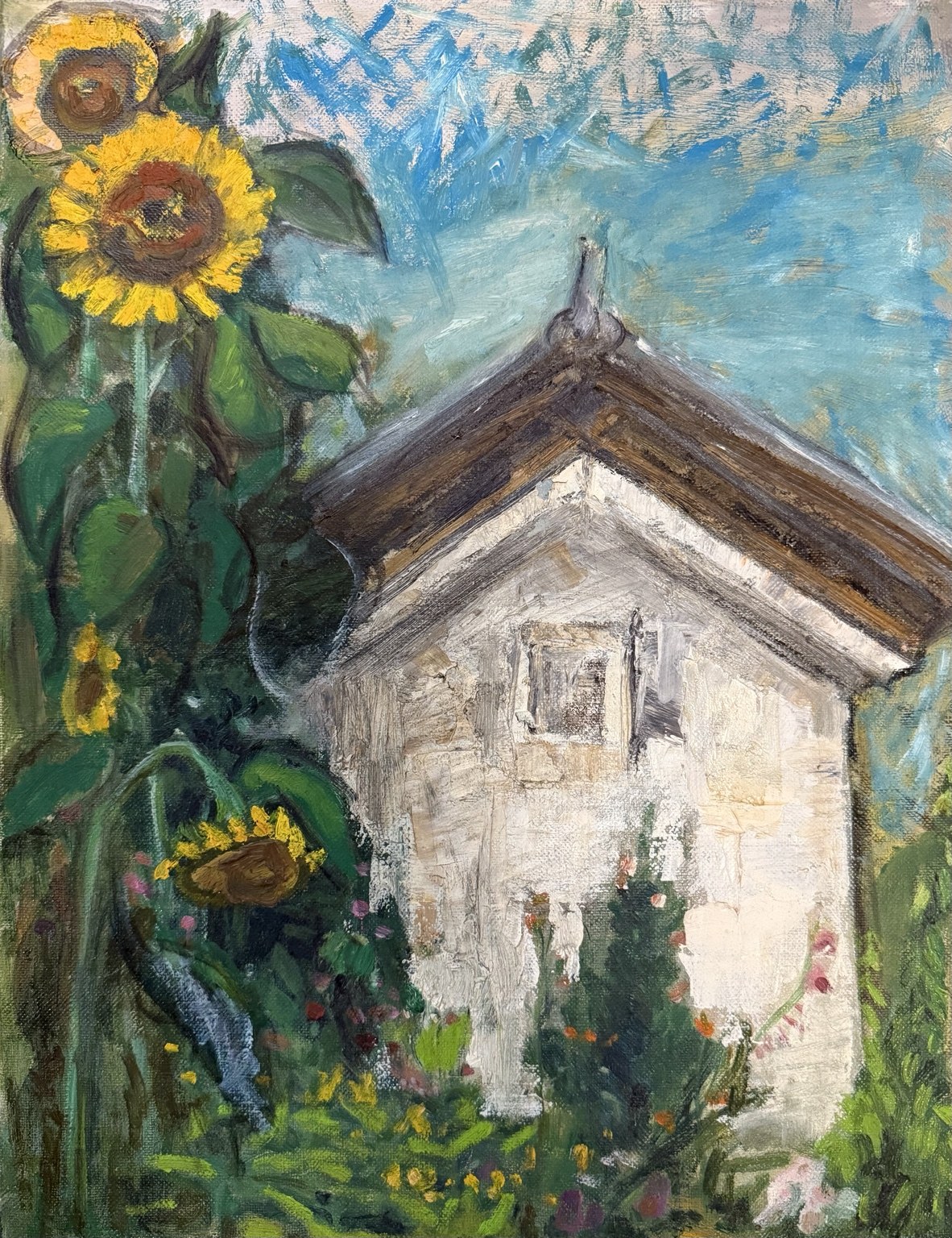 Yoko Nakamura, The White House Guarded by Sunflowers
