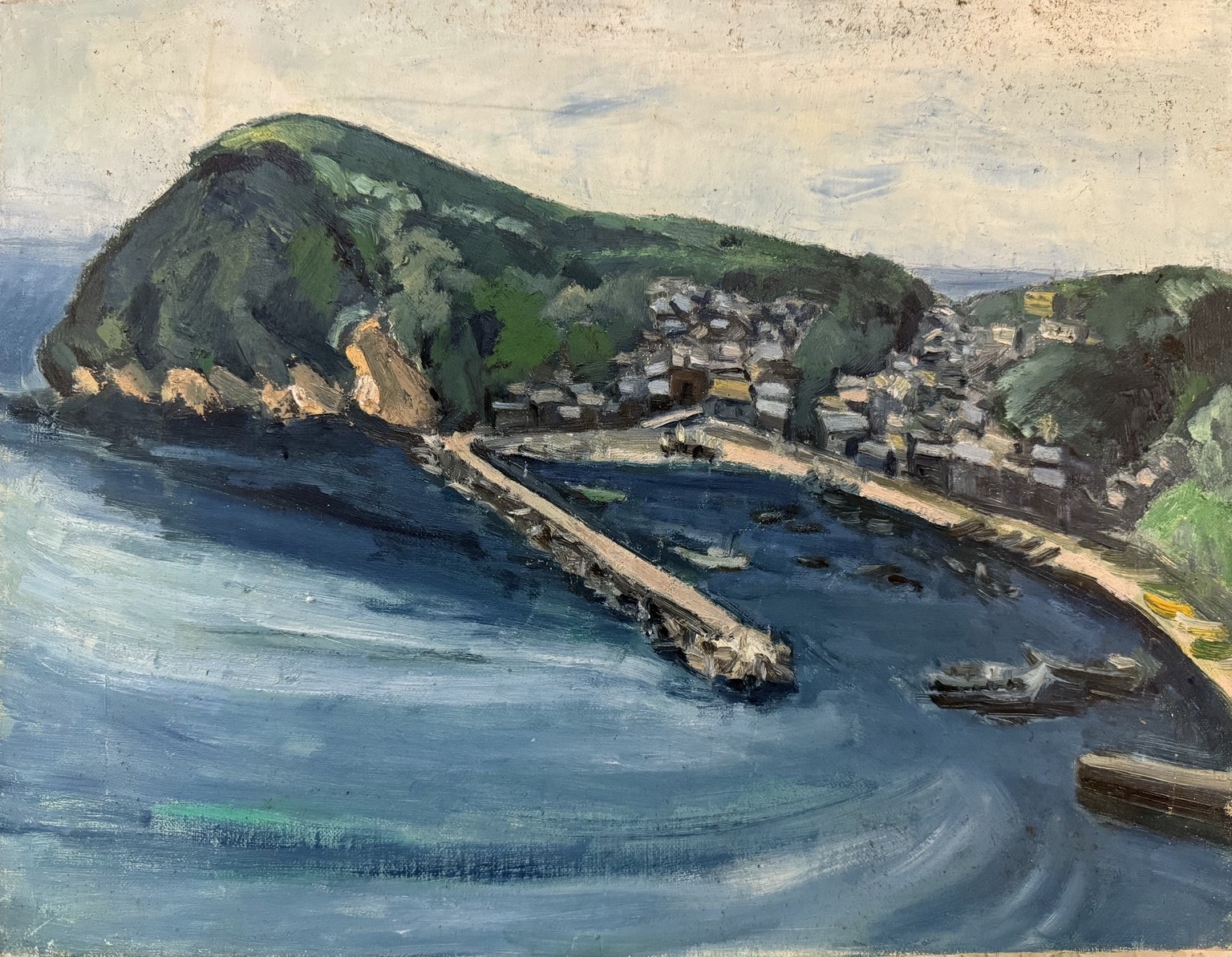 Yoko Nakamura, The Breakwater Reaching into the Sea
