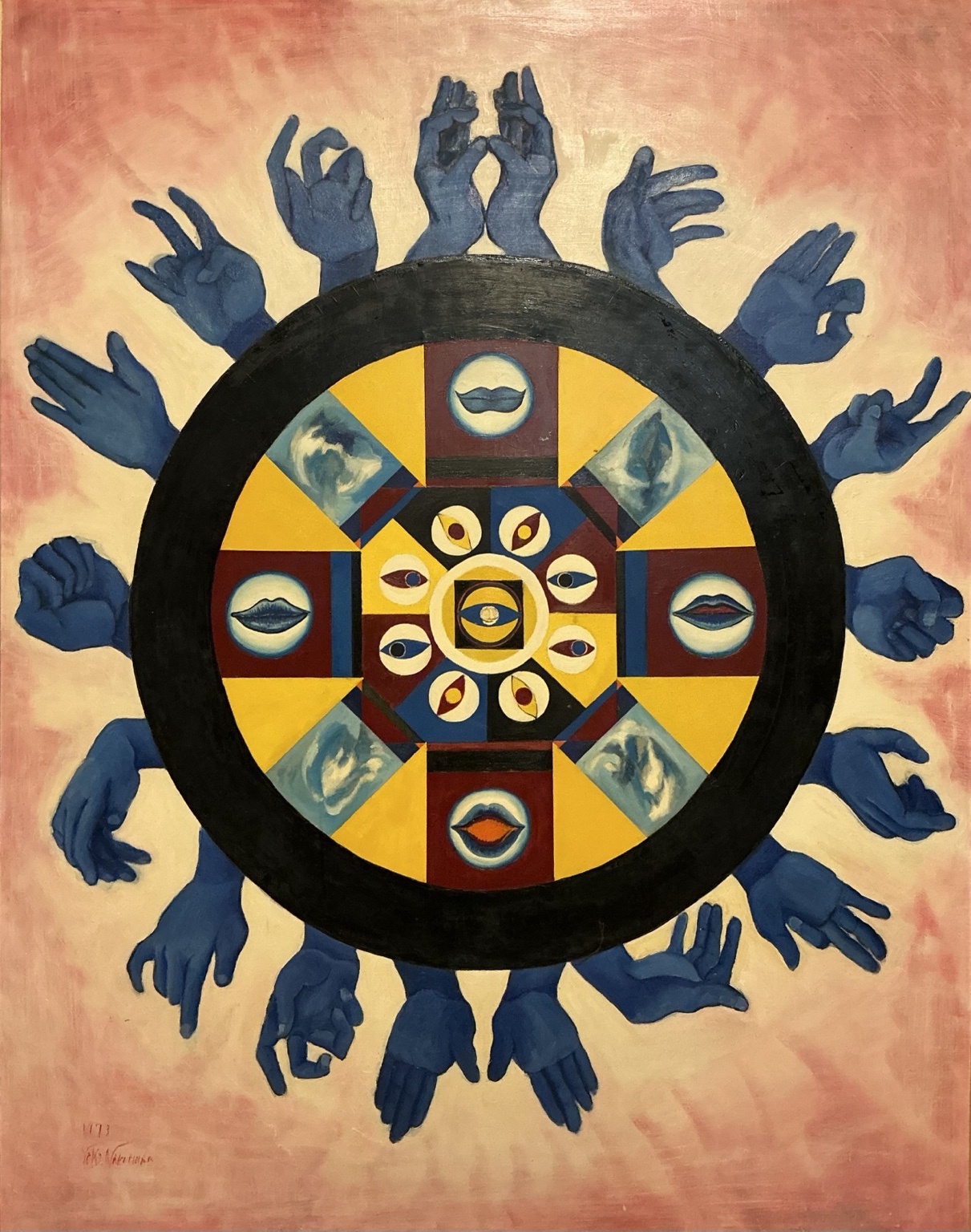 Yoko Nakamura, Mandala of Hands and Eyes