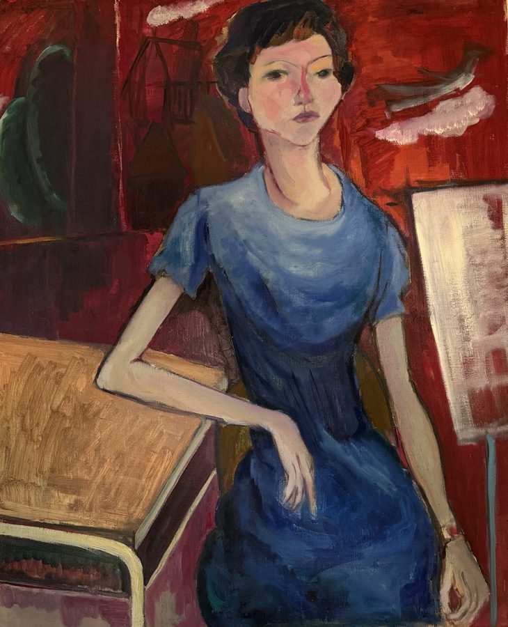 Yoko Nakamura, A Woman Waiting in the Red Room