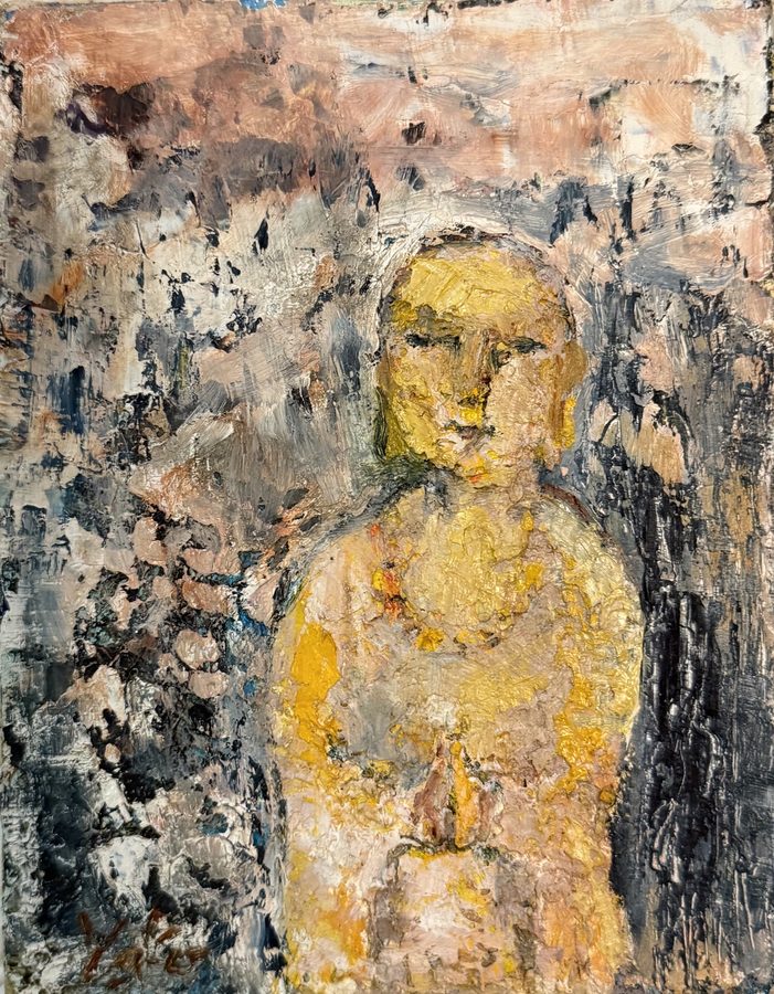 Yoko Nakamura, A Figure Emerging from the Grey Wall