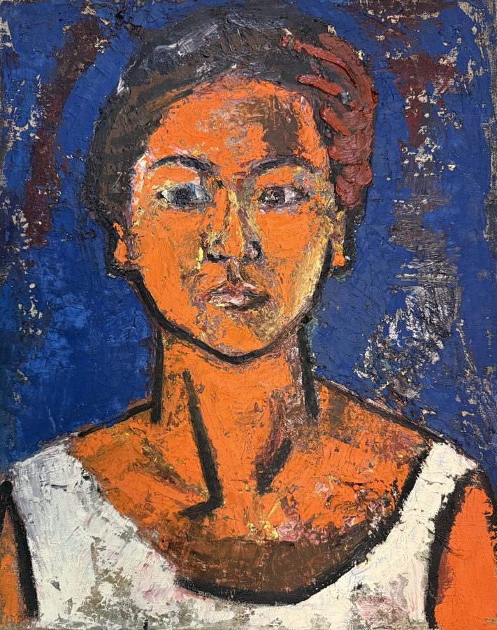 Yoko Nakamura, A Face Standing before Blue