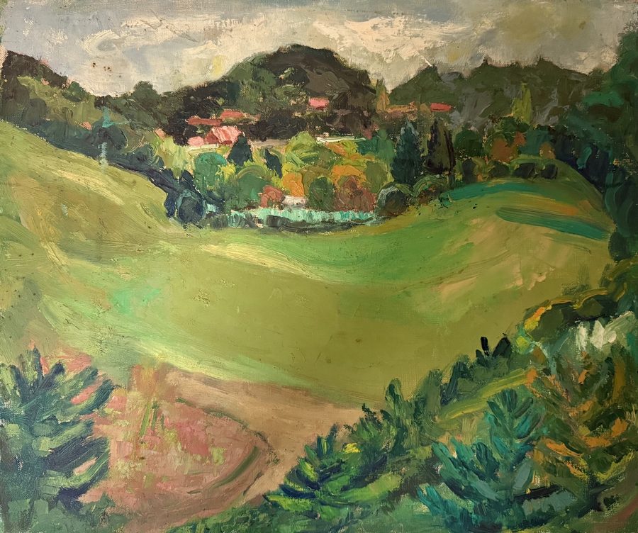 Yoko Nakamura, The Village Glowing Beyond the Hills